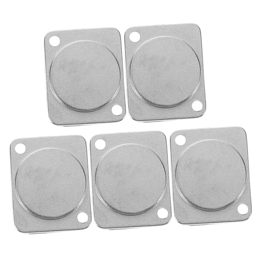Garneck 5 Stück Metall Blindplatte Langlebige Wandplatte für Schalttafeln Einfache Installation Platzsparende Gehäuseabdeckung Universell Einsetzbar von Garneck