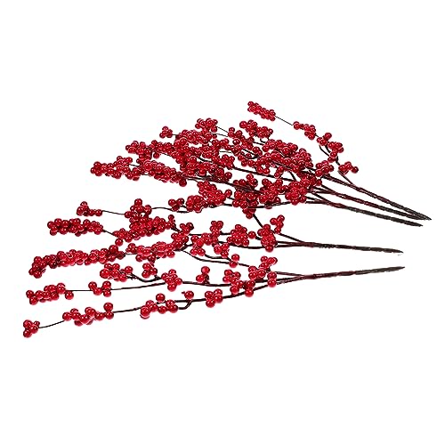 Garneck 5 Stück Künstliche Rote Beerenzweige Realistische Weihnachtsdekoration Langlebige Künstliche Beerenstiele für Tischarrangements Kränze Festliche Wohnraumgestaltung Vielseitig Garneck 5 Stück Künstliche Rote Beerenzweige Realistische Weihnachtsdekoration Langlebige Künstliche Beerenstiele für Tischarrangements Kränze Festliche Wohnraumgestaltung Vielseitig von Garneck