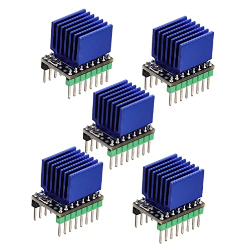 Garneck 5 Stück Schrittmotor Treiber Modul Silent Mikroschritt für Drucker Kühlkörper Unabhängiger Betrieb Hohe Wärmeableitung Verbesserter Schutz Garneck 5 Stück Schrittmotor Treiber Modul Silent Mikroschritt für Drucker Kühlkörper Unabhängiger Betrieb Hohe Wärmeableitung Verbesserter Schutz von Garneck
