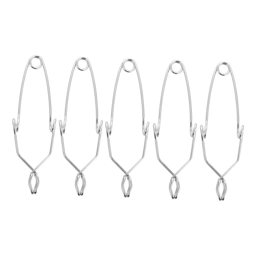 Garneck 5 Stück Teiliges Eisen Testrohrklemmen mit Federverschluss Sicherer Griff Hitzebeständig für Laborversuche und Experimentalkurse Praktische Laborzubehörklemmen Garneck 5 Stück Teiliges Eisen Testrohrklemmen mit Federverschluss Sicherer Griff Hitzebeständig für Laborversuche und Experimentalkurse Praktische Laborzubehörklemmen von Garneck