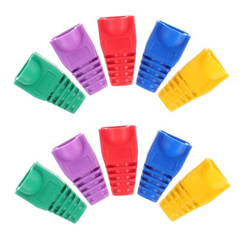 Garneck 50 Stück Kabelverbinder Schutzkappen aus Robustem PVC Kompatibel mit Ethernet Kabel Schützen Netzwerkstecker vor Staub und Beschädigung Installieren für Stabile Datenübertragung Garneck 50 Stück Kabelverbinder Schutzkappen aus Robustem PVC Kompatibel mit Ethernet Kabel Schützen Netzwerkstecker vor Staub und Beschädigung Installieren für Stabile Datenübertragung von Garneck