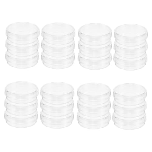 Garneck 50 Stück Petrischalen aus Transparentem Kunststoff mit Glatten Kanten für Sichere Handhabung Geeignet für Medizinische Untersuchungen Zellstudien und Mikrobiologische Garneck 50 Stück Petrischalen aus Transparentem Kunststoff mit Glatten Kanten für Sichere Handhabung Geeignet für Medizinische Untersuchungen Zellstudien und Mikrobiologische von Garneck