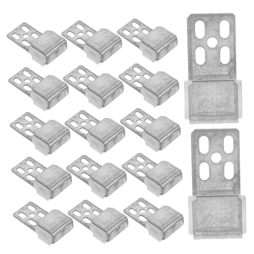 Garneck 50 Stück Sofa- Frühlingssofa Federstuhl Polsterfedern Federschnalle Federklammern für Möbel Polsterklammern Couchfeder-Reparatursatz Sofa-Clip Eisen Silver von Garneck