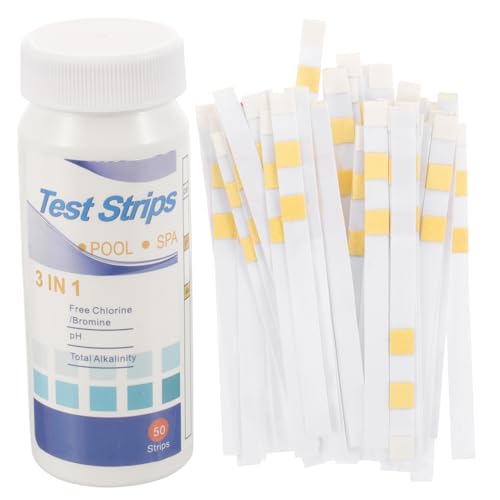 Garneck 50 Stück Wasserteststreifen für Pool Spa Trinkwasser Ph Wert Wasserhärte Indikatorpapier Schnelltest für Wasserqualität Einfache Anwendung Garneck 50 Stück Wasserteststreifen für Pool Spa Trinkwasser Ph Wert Wasserhärte Indikatorpapier Schnelltest für Wasserqualität Einfache Anwendung von Garneck