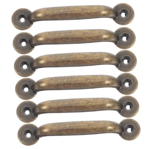 Garneck 6 Stück Antike Eisenmöbelgriffe Rustikale Metall Schubladengriffe für Schrank Kleiderschrank und Möbeldekoration Vintage Türknöpfe Bronze für Küche und Schlafzimmer Garneck 6 Stück Antike Eisenmöbelgriffe Rustikale Metall Schubladengriffe für Schrank Kleiderschrank und Möbeldekoration Vintage Türknöpfe Bronze für Küche und Schlafzimmer von Garneck