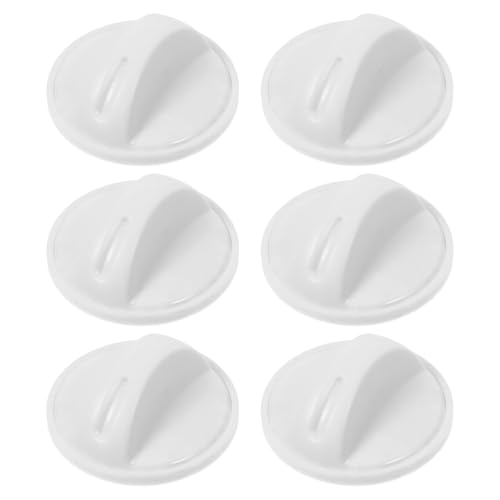 Garneck 6 Stück Timer Steuerknopf Weiß Waschmaschine Trockner Ersatz Drehknöpfe Multifunktional Einfach Bedienbar Kompatibel Vielseitig Nutzbar Garneck 6 Stück Timer Steuerknopf Weiß Waschmaschine Trockner Ersatz Drehknöpfe Multifunktional Einfach Bedienbar Kompatibel Vielseitig Nutzbar von Garneck