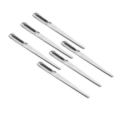 Garneck Espresso-minilöffel 6er-set Löffel Aus Edelstahl Mit Flacher Kante Für Die Zubereitung Von Desserts Und Kaffee von Garneck