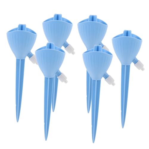 Garneck 6 Stück Automatische Bewässerungssysteme für Pflanzen Selbstbewässernde für Töpfe Einfach zu Befüllen für Garten und Terrasse Spikes für Gleichmäßige Wasserversorgung von Garneck