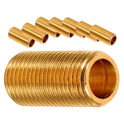 Garneck 8 Stück Messing Gewinderohr Vollgewindehülse Hohlrohr Verlängerung Kupfer Lampenstab Reparaturzubehör für Beleuchtung Garneck 8 Stück Messing Gewinderohr Vollgewindehülse Hohlrohr Verlängerung Kupfer Lampenstab Reparaturzubehör für Beleuchtung von Garneck