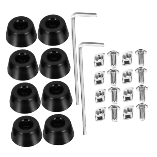 Garneck 8 Stück Teiliges Gummifüße Anti vibrations pads Stoßdämpfende Rutschfeste Gummi fußmatten für Modelle Flexible Geräuschreduzierende Drucker fußpolster von Garneck