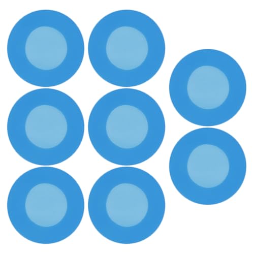 Garneck 8 Stück Teiliges Kopf Schutzabdeckungen Langlebig Kompatibel mit Vielen Modellen Einfach zu Wechseln Vielseitiger Schutz für Medizinische Fachkräfte Blau von Garneck