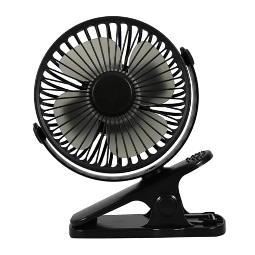 Garneck Aufladender Handventilator Tragbarer Kühlventilator Kleiner Elektrischer Für Schlafzimmer Desktop Schwarz Schön von Garneck