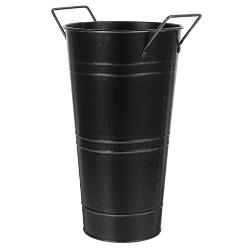 Garneck Robuster Blumentopf Aus Eisen Rustikale Blumenvase Mit Doppelgriff Pflanzenbehälter Für Die Dekoration Garneck Robuster Blumentopf Aus Eisen Rustikale Blumenvase Mit Doppelgriff Pflanzenbehälter Für Die Dekoration von Garneck