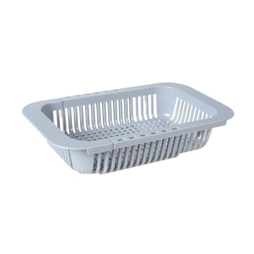 Garneck Ausziehbares Graues Abtropfgestell für Spüle Verstellbarer Küchensiebkorb mit Belüftung Multifunktionaler Obst und Gemüse Waschkorb Geeignet für Verschiedene Waschbecken Garneck Ausziehbares Graues Abtropfgestell für Spüle Verstellbarer Küchensiebkorb mit Belüftung Multifunktionaler Obst und Gemüse Waschkorb Geeignet für Verschiedene Waschbecken von Garneck
