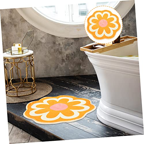 Garneck Blumenförmiger Teppich Wasserabsorbierend Rutschfester Teppich aus Hochwertigem Dekorativer Bodenmatte für Bad Schlafzimmer Wohnzimmer Eingangsbereich Vielseitig und Flauschig Garneck Blumenförmiger Teppich Wasserabsorbierend Rutschfester Teppich aus Hochwertigem Dekorativer Bodenmatte für Bad Schlafzimmer Wohnzimmer Eingangsbereich Vielseitig und Flauschig von Garneck