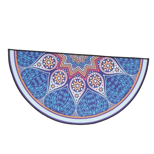Garneck Bohemian Teppich rutschfest Polyester Türmatte Vintage Mandala Muster Eingangsbereich Bodenteppich für Innenbereich Wohnzimmer Flur Badezimmer Garneck Bohemian Teppich rutschfest Polyester Türmatte Vintage Mandala Muster Eingangsbereich Bodenteppich für Innenbereich Wohnzimmer Flur Badezimmer von Garneck