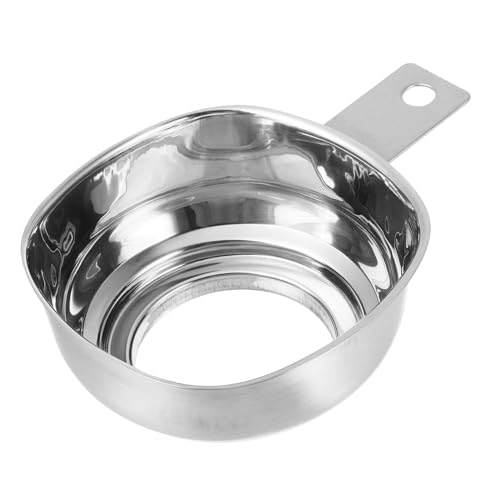 Garneck Breiter Edelstahl Trichter mit Henkel Großer Einfüllöffnung für Marmelade Öl Zucker und Getreide Robuster Küchenhelfer für Einmachgläser und Haushalt Langlebiges Edelstahl von Garneck