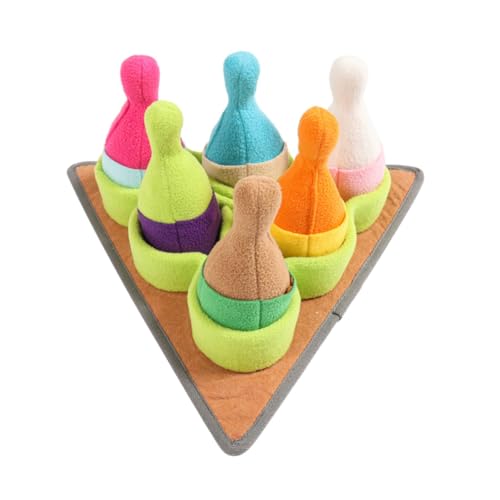 Garneck Bunte Hundeschnüffelmatte mit Quietscher Interaktives Beschäftigungsspielzeug zum Training rutschfeste Fütterungs Suchmatte für Stressabbau und Beschäftigung Garneck Bunte Hundeschnüffelmatte mit Quietscher Interaktives Beschäftigungsspielzeug zum Training rutschfeste Fütterungs Suchmatte für Stressabbau und Beschäftigung von Garneck