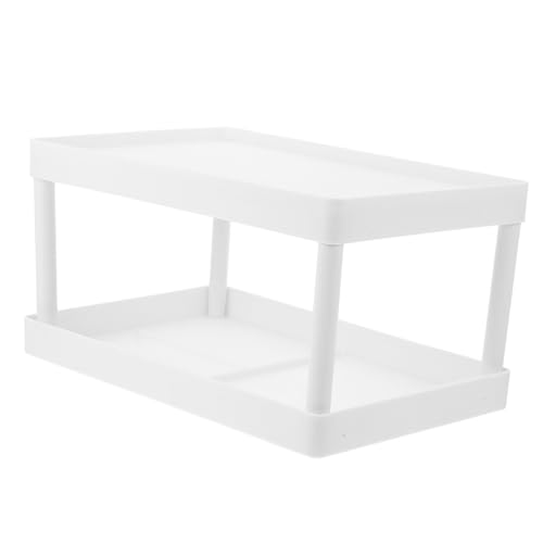 Garneck Doppelschichtiger Organizer für Ablage Vielseitige Aufbewahrungsbox für Bad und Küchentheke Kompakter Stufiger Aufbewahrungsschrank Eleganter Schminktisch Organizer für Garneck Doppelschichtiger Organizer für Ablage Vielseitige Aufbewahrungsbox für Bad und Küchentheke Kompakter Stufiger Aufbewahrungsschrank Eleganter Schminktisch Organizer für von Garneck
