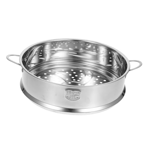 Garneck Edelstahl Dämpfeinsatz mit Griff Hitzebeständiger Dampfgarer Einsatz für Reiskocher und Küchenzubehör Gleichmäßige Dampflöcher Robustes Material für Vielseitiges Kochen und Garneck Edelstahl Dämpfeinsatz mit Griff Hitzebeständiger Dampfgarer Einsatz für Reiskocher und Küchenzubehör Gleichmäßige Dampflöcher Robustes Material für Vielseitiges Kochen und von Garneck