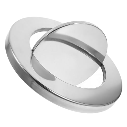 Garneck Edelstahl Einbau Müllklappen Deckel Flip Abdeckung für Küchen Badmülleimer Arbeitsplatte Selbstmontage Langlebig Sauber von Garneck