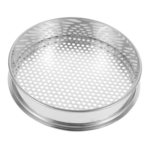 Garneck Edelstahl Gartensieb Feinmaschiges Bodensieb Wiederverwendbar Robuster Metallfilter Für Garten Erde Kompost Unkrautfiltration Boden Filtration Effizientes Siebwerkzeug von Garneck