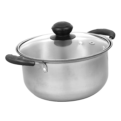 Garneck Edelstahl Kochtopf 18 Cm Durchmesser Mit Glasdeckel - Induktionsgeeignet - Multifunktional Ideal Zum Kochen Von Suppen Und Eintöpfen Robuster Und Langlebiger Küchenhelfer von Garneck