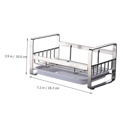 Garneck Edelstahl Küchenablage mit Abtropfgitter Rostfrei Luftdurchlässiges Design für Schwämme und Utensilien Platzsparend Moderner Organizer für Spüle und Arbeitsplatte Zufällige Farbe Garneck Edelstahl Küchenablage mit Abtropfgitter Rostfrei Luftdurchlässiges Design für Schwämme und Utensilien Platzsparend Moderner Organizer für Spüle und Arbeitsplatte Zufällige Farbe von Garneck
