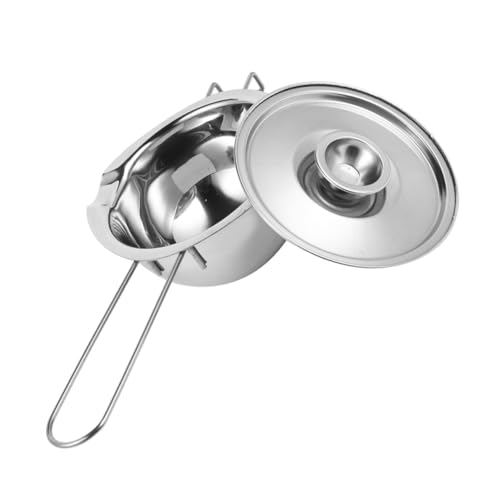 Garneck Edelstahl Schmelzschale mit Deckel Schnelles und Gleichmäßiges Erwärmen Praktischer Griff Schützt vor Hitze für DIY Schokolade Schmelzen und Backen Kompakt und Robust für Küche Garneck Edelstahl Schmelzschale mit Deckel Schnelles und Gleichmäßiges Erwärmen Praktischer Griff Schützt vor Hitze für DIY Schokolade Schmelzen und Backen Kompakt und Robust für Küche von Garneck