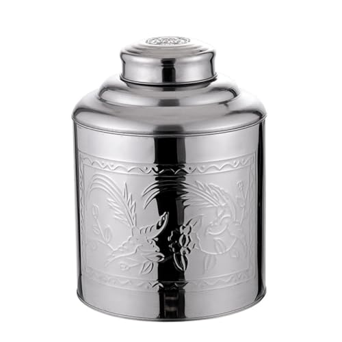 Garneck Edelstahl Teedose Luftdichter Tee Kanister mit Praktischem Deckel Tragbarer Metallbehälter zur Aufbewahrung von Losem Tee und Gewürzen Vielseitig Verwendbar für Küche und Büro Garneck Edelstahl Teedose Luftdichter Tee Kanister mit Praktischem Deckel Tragbarer Metallbehälter zur Aufbewahrung von Losem Tee und Gewürzen Vielseitig Verwendbar für Küche und Büro von Garneck
