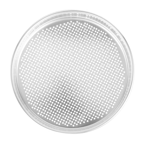 Garneck Edelstahl Testsieb Maschenweite Rundes Laborsieb Ergonomisch für Getreideprüfung Präzises Sieb Feinmaschig Einfach zu Reinigen Vielseitig Einsetzbar für Labor und Industrie von Garneck