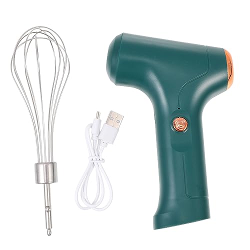 Garneck Elektrischer Handmixer Kabellos Grün Leichter Multifunktionaler Handrührer für Eier Milchschaum Teig Leise und Kompakt für Haushalt Bäckerei Restaurant Garneck Elektrischer Handmixer Kabellos Grün Leichter Multifunktionaler Handrührer für Eier Milchschaum Teig Leise und Kompakt für Haushalt Bäckerei Restaurant von Garneck