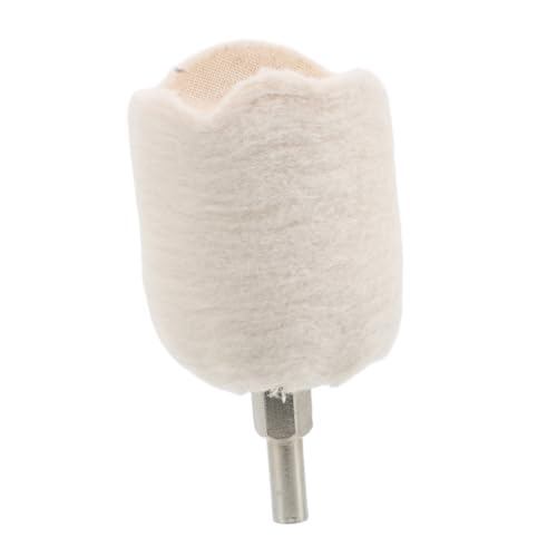 Garneck Ergonomisches Polierscheiben Pilzförmigem Baumwoll polierrad Zylindrischer Polierwerkzeuggriff für Metall Schmuck Oberflächenbearbeitung Schnelle Feinpolitur für Innenanwendung von Garneck