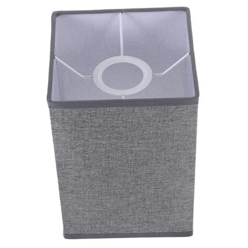 Garneck Ersatz Lampenschirm Für Stehlampe Und Tischlampe – Quadratischer Lampenschirm Aus Grauem Leinenstoff - Ideal Für Kronleuchter Und Wandleuchten - Schlicht Und Elegant Garneck Ersatz Lampenschirm Für Stehlampe Und Tischlampe – Quadratischer Lampenschirm Aus Grauem Leinenstoff - Ideal Für Kronleuchter Und Wandleuchten - Schlicht Und Elegant von Garneck