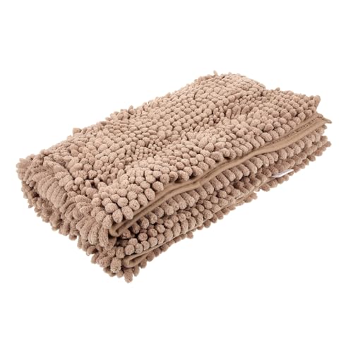 Garneck Extra Dicker Chenille badematte rutschfest Teppich mit Schnelltrocknender Saugfähigkeit rutschfeste Badezimmermatte in Taupe für Wohn Badezimmerboden Garneck Extra Dicker Chenille badematte rutschfest Teppich mit Schnelltrocknender Saugfähigkeit rutschfeste Badezimmermatte in Taupe für Wohn Badezimmerboden von Garneck