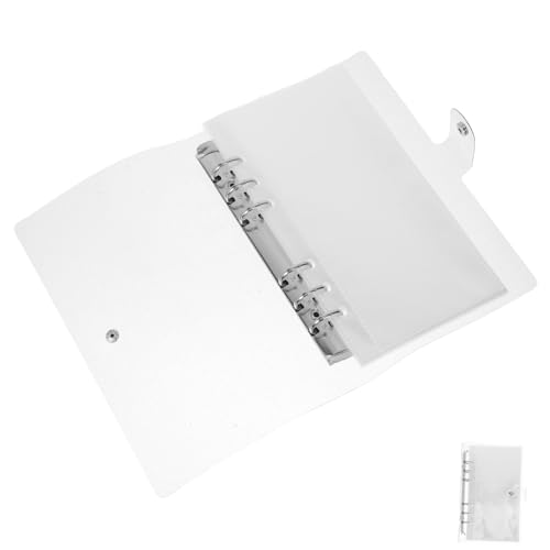 Garneck Fotoalbum Transparent mit Ring Binder Hoher Fassungsvermögen Einsteckbare Seiten Verstellbares Loseblatt Design Klarsichthüllen für Fotos Karten und Sticker Vielseitig für Kpop von Garneck