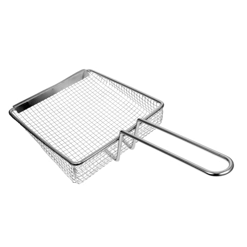 Garneck Frittierkorb Praktischer Küchensieb für Pommes Fisch und Snacks Einfach zu Reinigen für Fritteuse Geeignet von Garneck