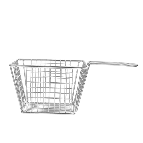 Garneck Frittierkorb Rostfrei Frittierkorb mit Netzsieb Praktisch Leicht Für Pommes Frites Hähnchen Snacks Kochen Küchensieb Multifunktional Garneck Frittierkorb Rostfrei Frittierkorb mit Netzsieb Praktisch Leicht Für Pommes Frites Hähnchen Snacks Kochen Küchensieb Multifunktional von Garneck