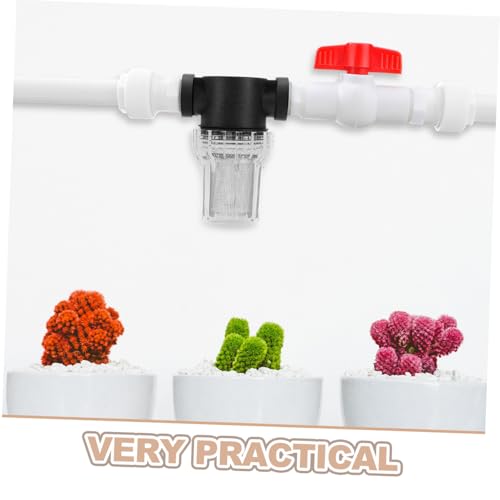 Garneck Garten Schlauchfilter mit Mesh Sieb und Außengewinde Langlebiger Wasserfilter für Hauswasser Einfache Installation und Reinigung für Bewässerung und Wohnmobilgebrauch von Garneck