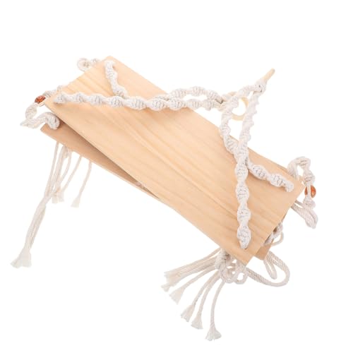 Garneck Boho Makramee Wandregal Zweilagiges Hängeregal Für Pflanzen Nordic Design Woven Tapestry Für Wohnzimmer Kinderzimmer Badezimmer Dekoration Warmes von Garneck