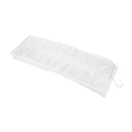 Garneck Hängender Kleiderschrank-organizer PVC Waschbar Platzsparender Aufbewahrungsbeutel mit Haken für Hosen Hemden Kleiderschranktrenner für Kleine Schränke von Garneck