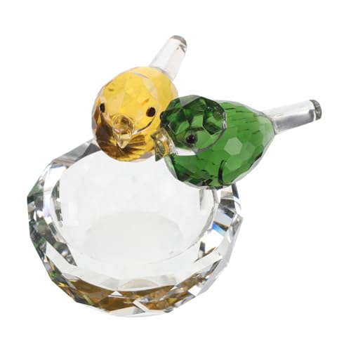 Garneck -kristallvogel-Nest Dekofigur Handgefertigte Glasvogelstatue Für Wohnzimmer Schlafzimmer Büro Einzigartiges Für Freunde Familie Bunte Frühlingsdekoration Garneck -kristallvogel-Nest Dekofigur Handgefertigte Glasvogelstatue Für Wohnzimmer Schlafzimmer Büro Einzigartiges Für Freunde Familie Bunte Frühlingsdekoration von Garneck