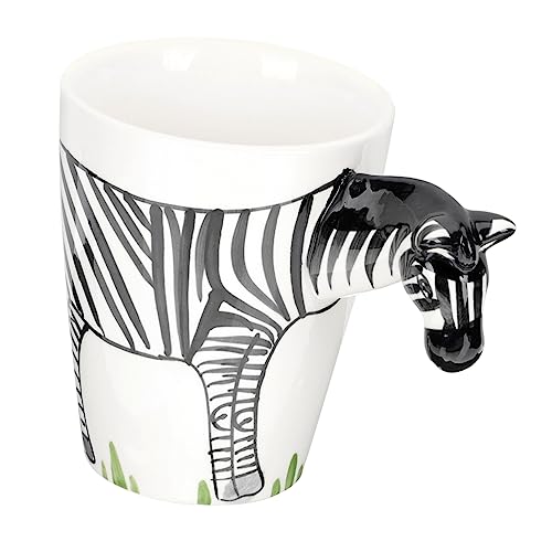Garneck Einzigartige 3d-zebra-keramiktasse Handbemalt Wassertasse Personalisierte Tassen-teekannen-sets Zufälliger Stil von Garneck