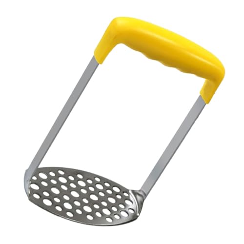 Garneck Handlicher Kartoffelstampfer aus Edelstahl Manueller Kartoffelstampfer für Kartoffelpüree Süßkartoffeln und Gemüse Leichte und Praktische Küchenhilfe Farbe Zufällig Garneck Handlicher Kartoffelstampfer aus Edelstahl Manueller Kartoffelstampfer für Kartoffelpüree Süßkartoffeln und Gemüse Leichte und Praktische Küchenhilfe Farbe Zufällig von Garneck