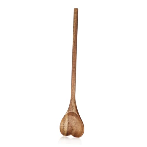 Garneck Herz Löffel aus Holz Eleganter Rührlöffel für Desserts für Honig Säfte und Getränke als für Freunde oder Familie von Garneck