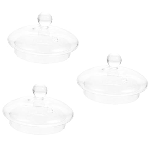 Garneck Hisar Çaydanlık 3st Deckel Der Teekannen Ersatzdeckel Teekannenabdeckung Zubehör Für Teekessel Austauschbarer Deckel Für Kleiner Topfdeckel Aus Glas Teesieb Deckel Transparent von Garneck