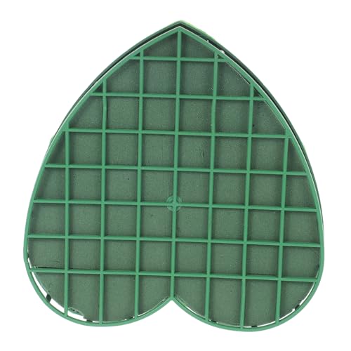 Garneck Hochwertige Blumensteckmasse Herzform mit Saugnapf Wasseraufnahmefähige DIY Steckmasse für Frischblumen Kreative Pflanzenschale für Hochzeits und Eventdekoration von Garneck