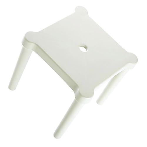 Garneck Hochwertiger Tragbarer Kunststoffhocker für Abnehmbar und rutschfest für Zuhause und Garten Design Weiß und Sicher für Kleine Sitze Garneck Hochwertiger Tragbarer Kunststoffhocker für Abnehmbar und rutschfest für Zuhause und Garten Design Weiß und Sicher für Kleine Sitze von Garneck