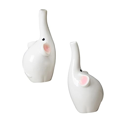 Garneck Einzigartige Elefantenvase Für Blumen Keramik Elefantenvase Für Paare Heimdekoration Frauen Garneck Einzigartige Elefantenvase Für Blumen Keramik Elefantenvase Für Paare Heimdekoration Frauen von Garneck