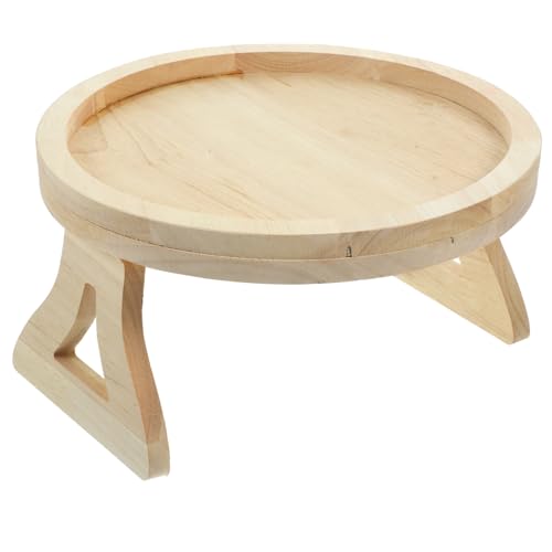 Garneck Holz Sofa Armlehnen Tablett Rund Klappbar Großes Ablagefach für Snacks Handy Bücher Robustes Faltbares Sofa Tablett aus Langlebigem Holz Einfach zu Reinigen Praktischer Sofatisch Garneck Holz Sofa Armlehnen Tablett Rund Klappbar Großes Ablagefach für Snacks Handy Bücher Robustes Faltbares Sofa Tablett aus Langlebigem Holz Einfach zu Reinigen Praktischer Sofatisch von Garneck